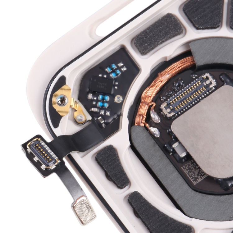 Glass Back Cover With Wireless Charging Coil For Apple Watch Series SE 2022 40mm GPS Edition(Starlight Color) - 5