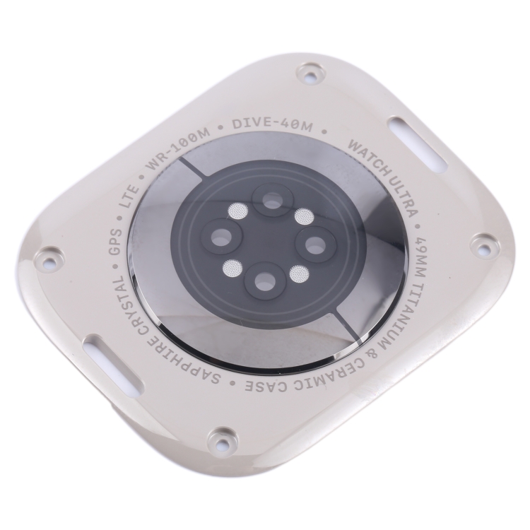 For Apple Watch Series Ultra 1/ 2 49mm Original Rear Housing Glass Cover(Silver) - 3