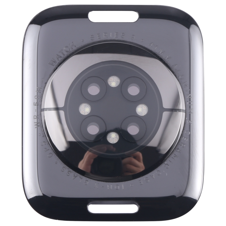 For Apple Watch Series 9 41mm GPS Glass Back Cover With Charging Module - 1