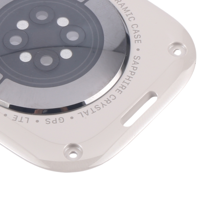 For Apple Watch Ultra 2 49mm A2986 A2987 LTE Version Glass Back Cover(Titanium Gray) - 5