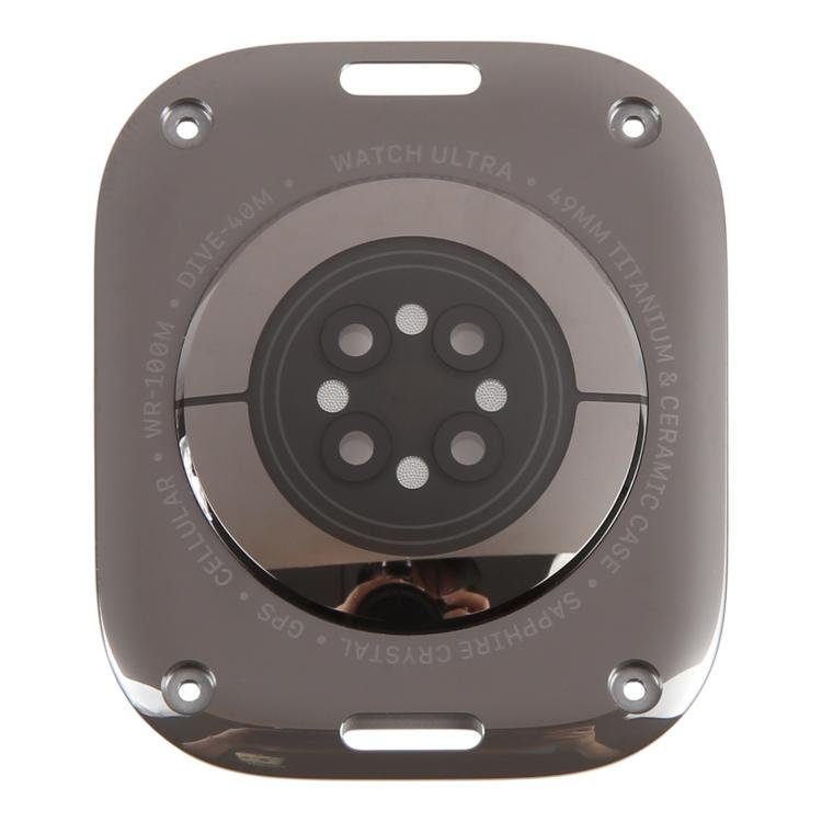 For Apple Watch Ultra 3 49mm Original Ceramics Back Cover (Black) - 1