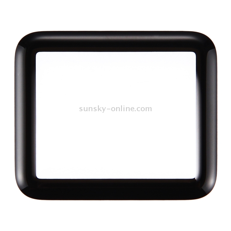 Front Screen Outer Glass Lens for Apple Watch Series 1 38mm(Black) - 1
