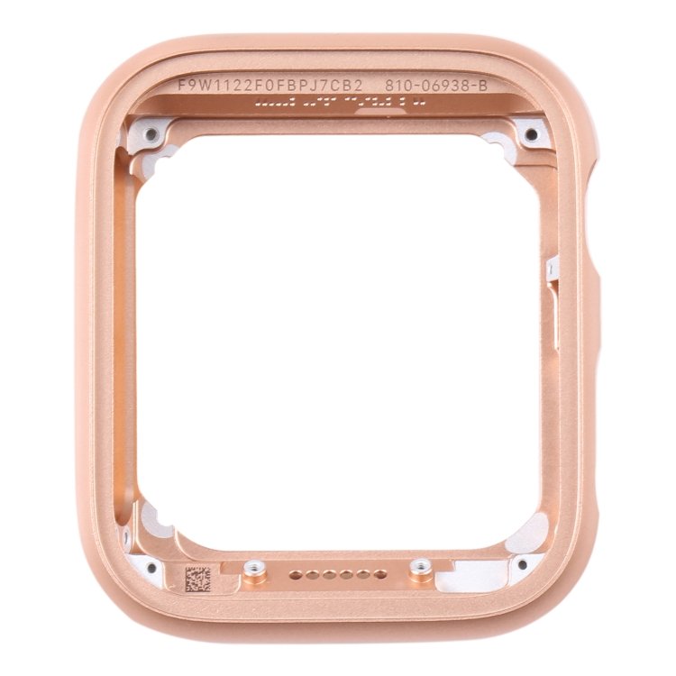 For Apple Watch Series SE 2022 44mm Aluminum Alloy Middle Frame Bezel Plate(Rose Gold) - 2