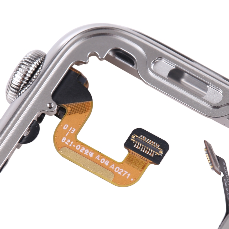 For Apple Watch Series 6 40mm Stainless Steel Middle Frame Bezel Plate with Loudspeaker / Power / Rotating Shaft Flex Cable - 5