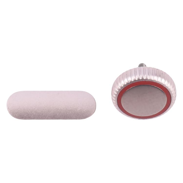 For Apple Watch Series 9 41mm / 45mm LTE Version Watch Crown Nut / Power Button Set (Pink) - 1