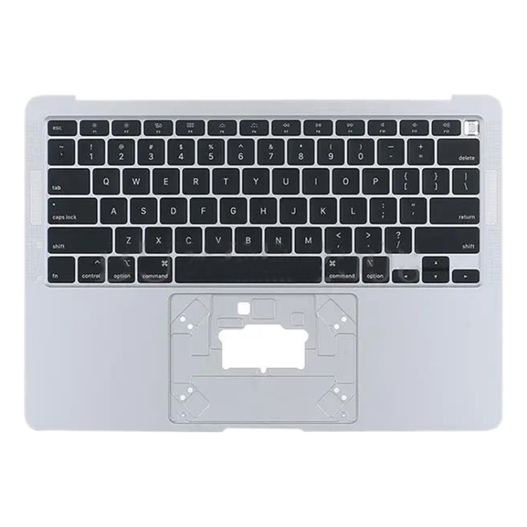 For Macbook Air 13 A2179 2020 C-side Cover + US Edition Key Board (Silver) - 1