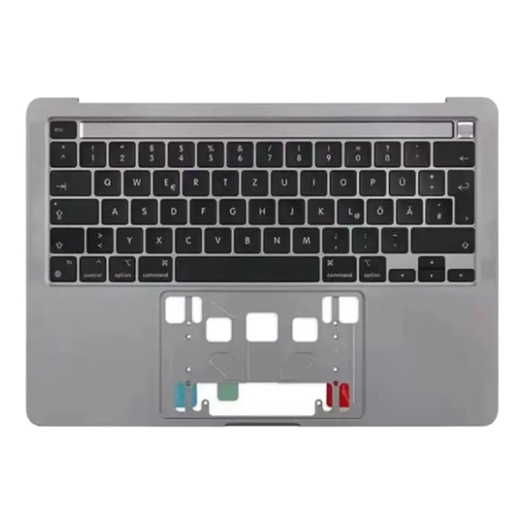 For Macbook Pro 13 inch 2021 A2338 C-side Cover + UK Edition Key Board (Grey) - 1