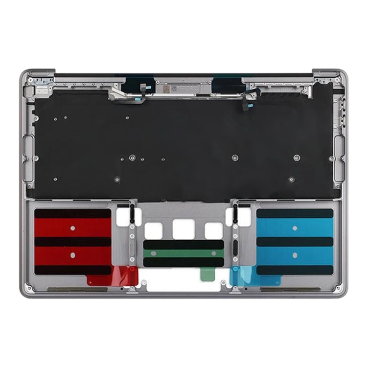 For Macbook Pro 13 inch 2021 A2338 C-side Cover + UK Edition Key Board (Grey) - 2