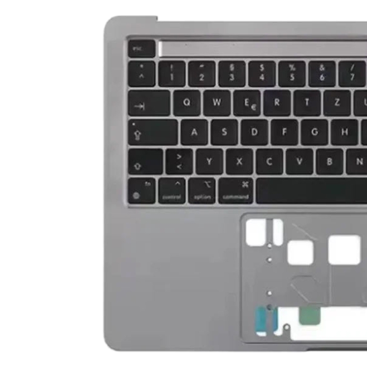 For Macbook Pro 13 inch 2021 A2338 C-side Cover + UK Edition Key Board (Grey) - 4