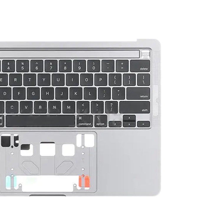 For MacBook Pro Retina 13 inch A2289 2020 C-side Cover + US Edition Key Board (Silver) - 3