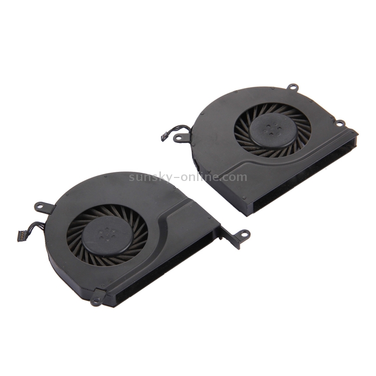 1 Pair for Macbook Pro 15.4 inch (2009 - 2011) A1286 / MB985 / MC721 / MC371 Cooling Fans (Left + Right) - 3