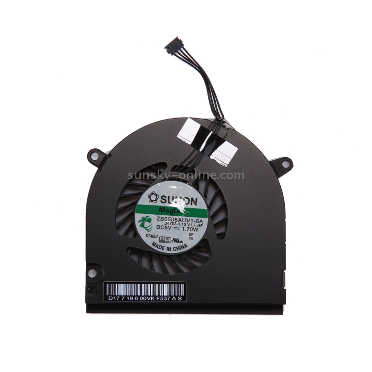 for Macbook Pro 13.3 inch A1278 (2009 - 2011) Cooling Fan - 1