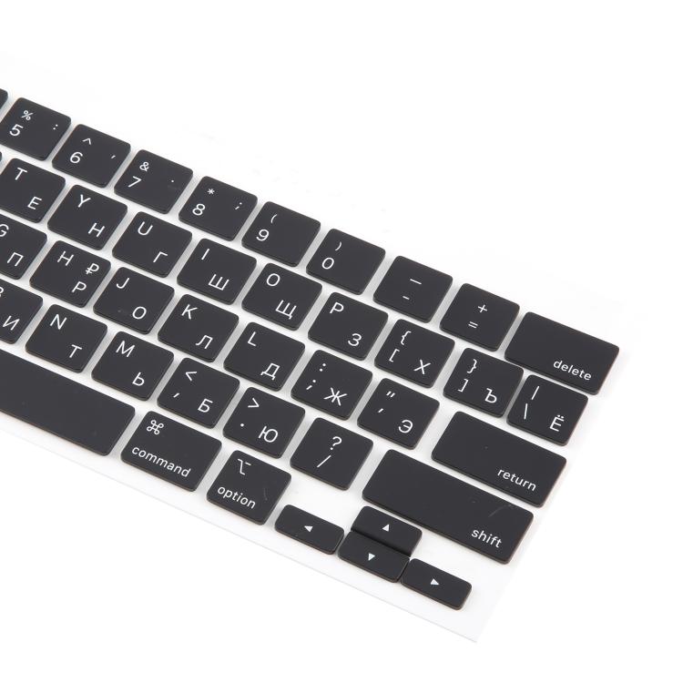 For MacBook A2251 A2289 A2238 A2338 10pcs US Small Enter Version Keycaps, Language:Russian - 1