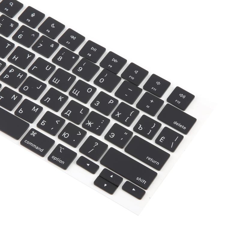 For MacBook A2681 A2941 A3113 A3114 US Small Enter Version Keycaps, Language:Russian - 1