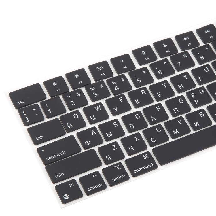 For MacBook A2681 A2941 A3113 A3114 US Small Enter Version Keycaps, Language:Russian - 2