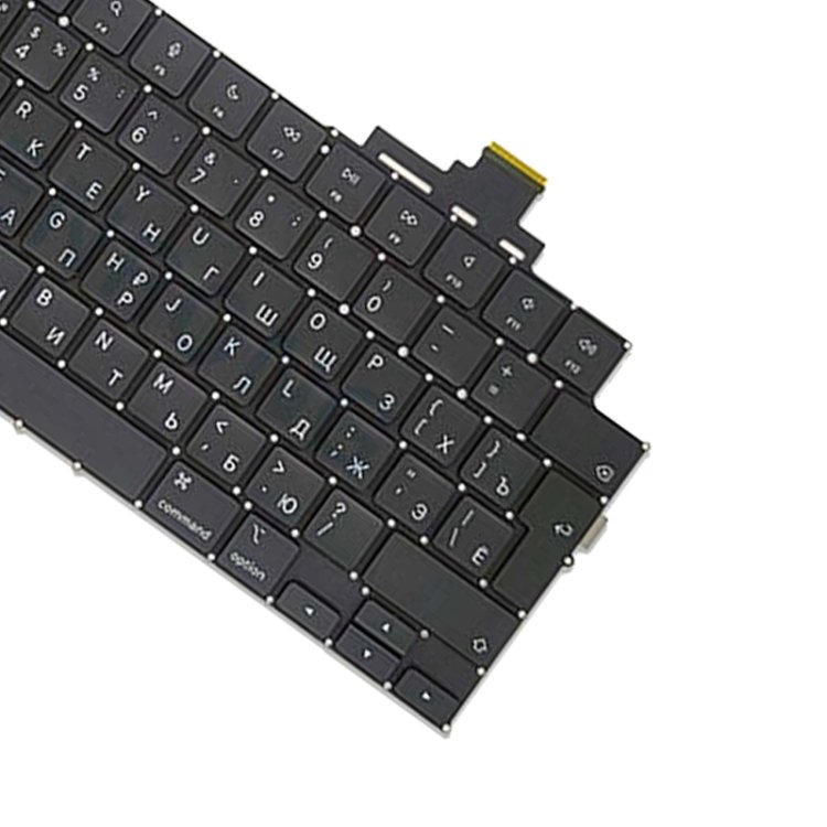 For Macbook Air 15.3 M2 A2941 / Air 13.3 M2 A2681 UK Version RU Keyboard - 1