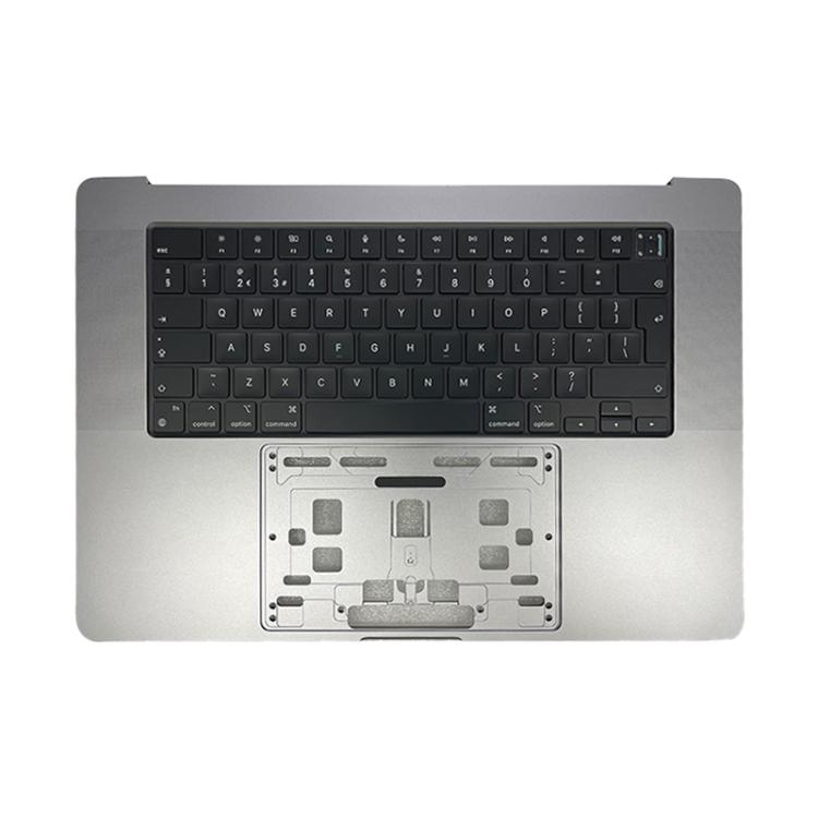 For MacBook Pro 16 inch 2023 A2780 Big Enter Version UK Keyboard with C Shell (Grey)