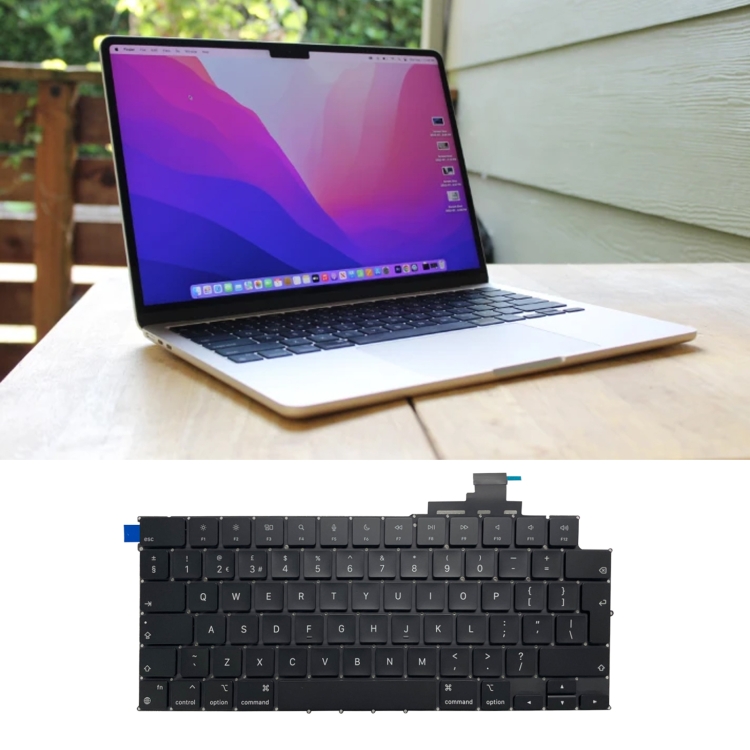 UK Version Keyboard for MacBook Air M2 13 2022 A2681 - 4