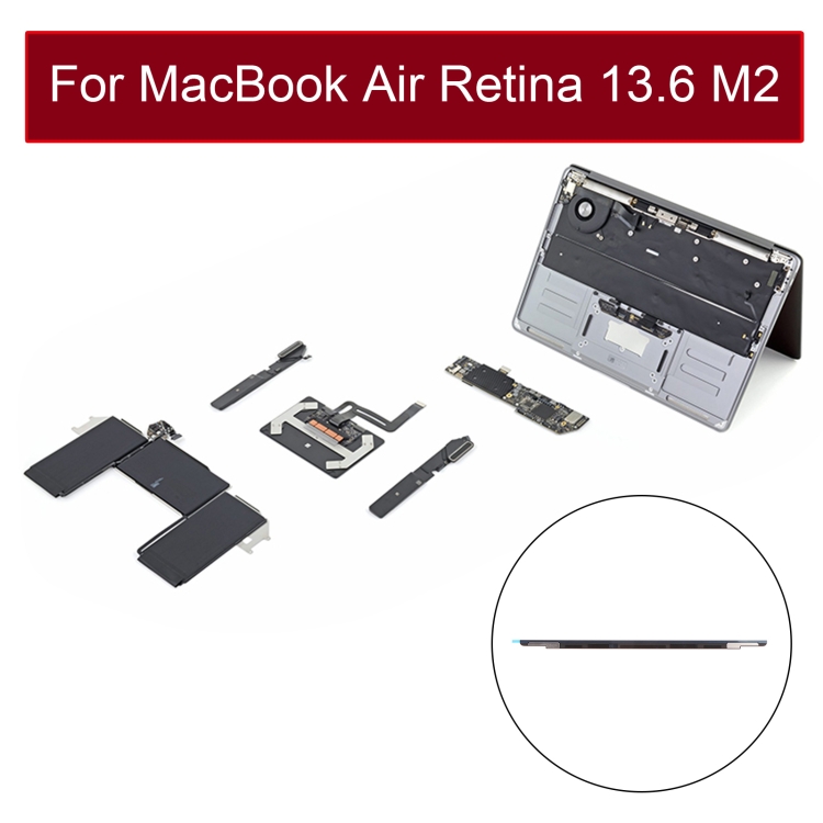 LCD Screen Display Front Bezel Logo Cover for MacBook Air 13.6 inch A2681 2022 EMC4074 - 3