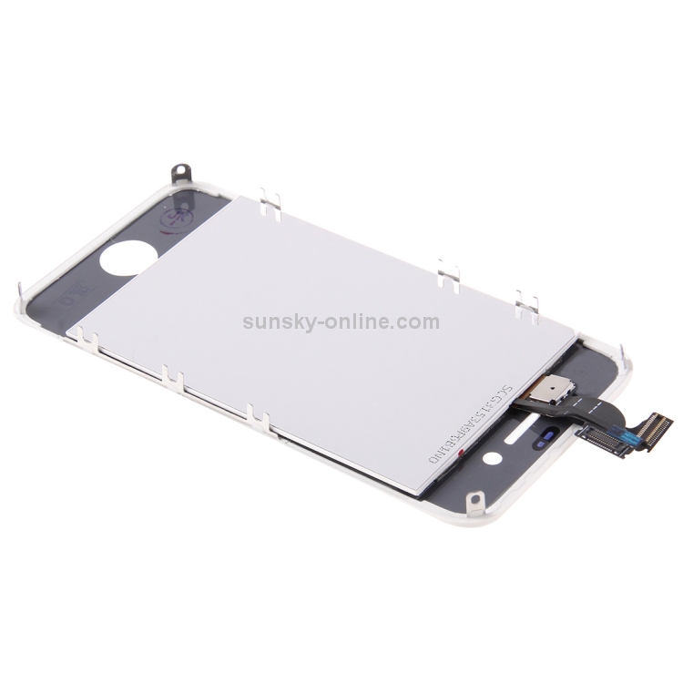 Digitizer Assembly (LCD + Frame + Touch Pad) for iPhone 4S(White) - 3