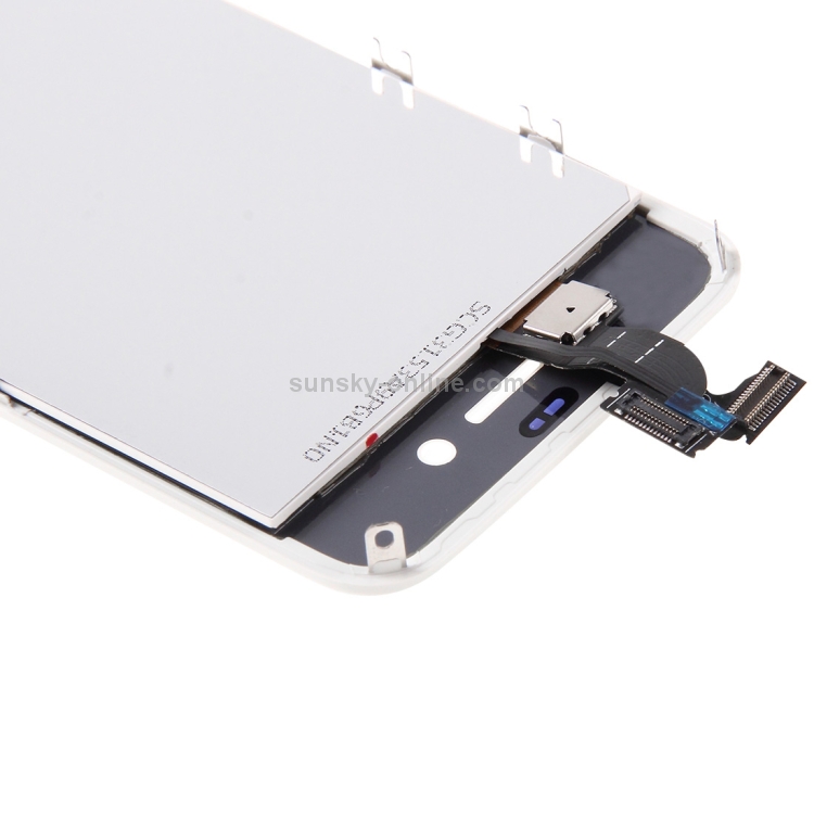 Digitizer Assembly (LCD + Frame + Touch Pad) for iPhone 4S(White) - 4