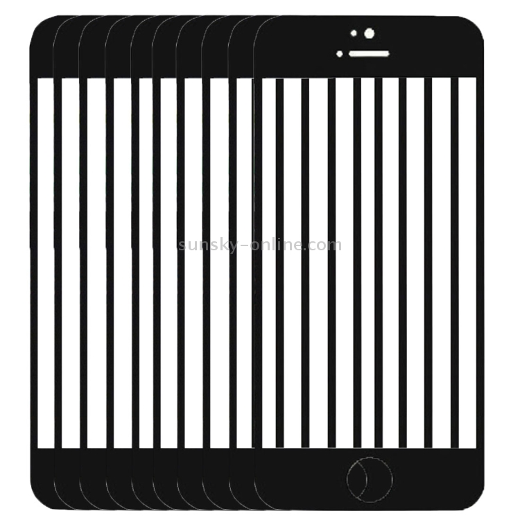 10 PCS for iPhone 5C Front Screen Outer Glass Lens(Black) - 2