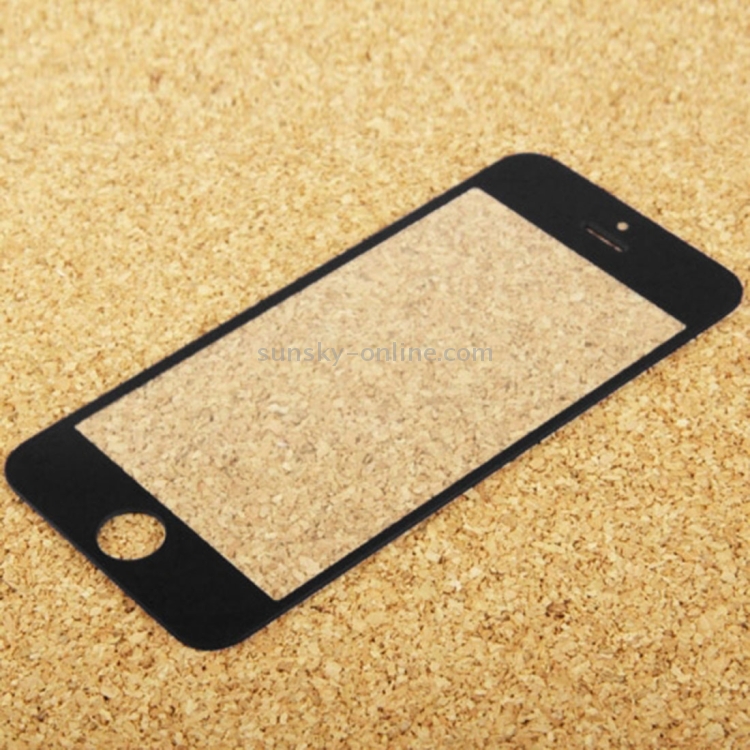 10 PCS for iPhone 5C Front Screen Outer Glass Lens(Black) - 5