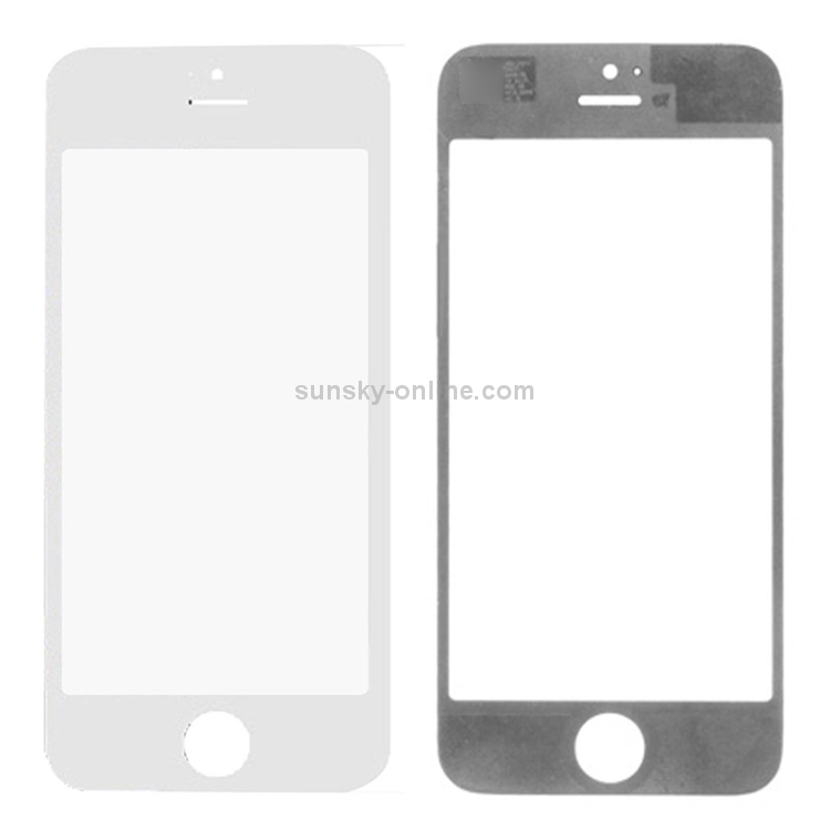 5 PCS Black + 5 PCS White for iPhone 5 & 5S Front Screen Outer Glass Lens - 4
