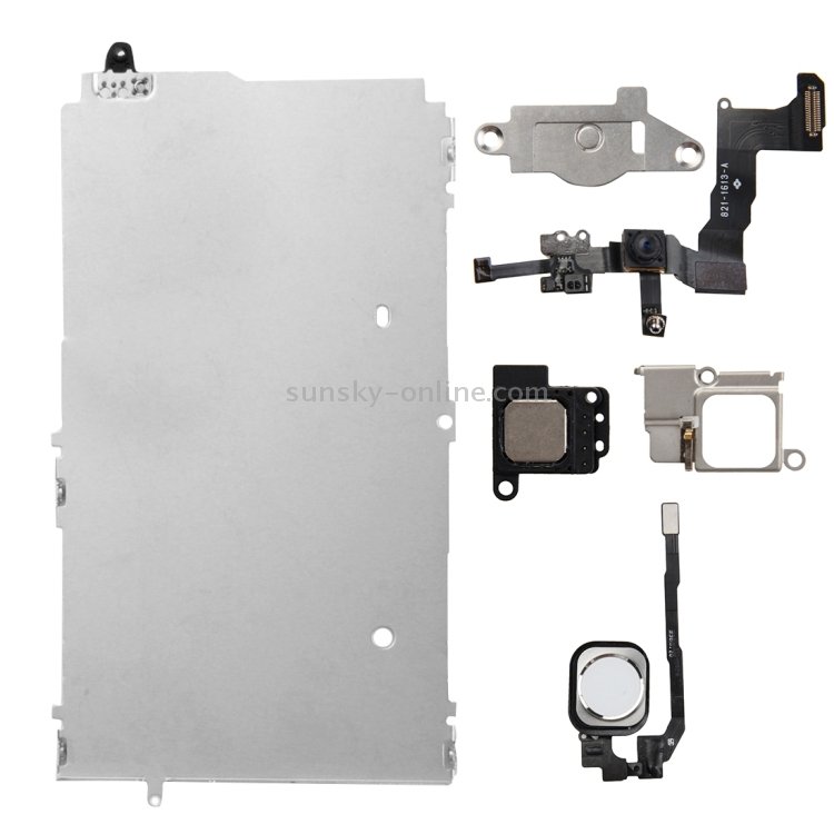 6 in 1 for iPhone 5s LCD Repair Accessories Part Set(White) - 1