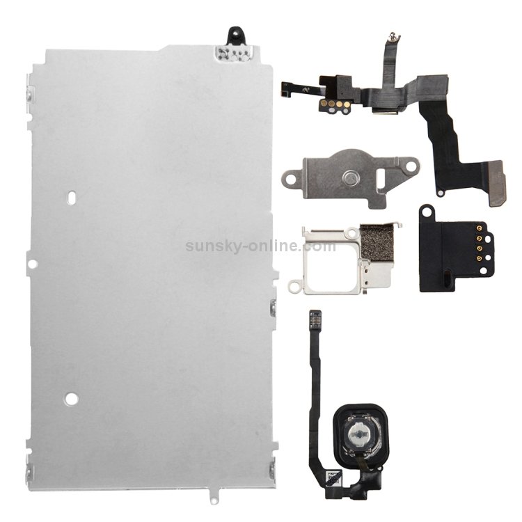 6 in 1 for iPhone 5s LCD Repair Accessories Part Set(White) - 2