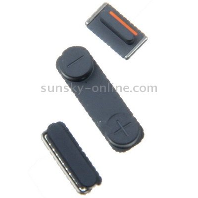 3 in 1 for iPhone 5 (Mute Button + Power Button + Volume Button)(Black) - 2