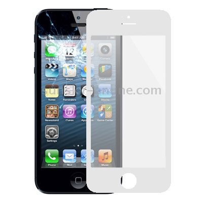 Front Screen Outer Glass Lens for iPhone 5 & 5S(White) - 1