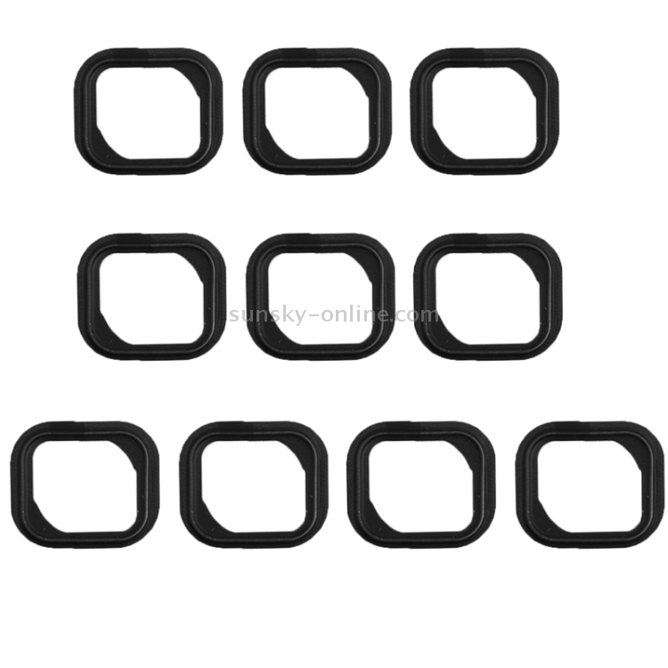 10 PCS for iPhone 5S Original Home Button Sticker(Black) - 2