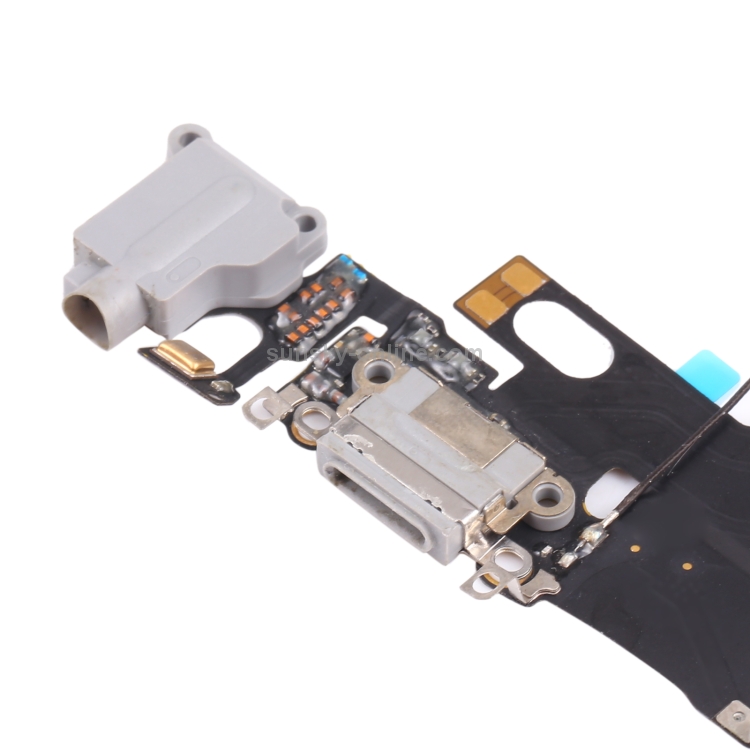 Original Charging Port Flex Cable for iPhone 6 (Dark Gray) - 3