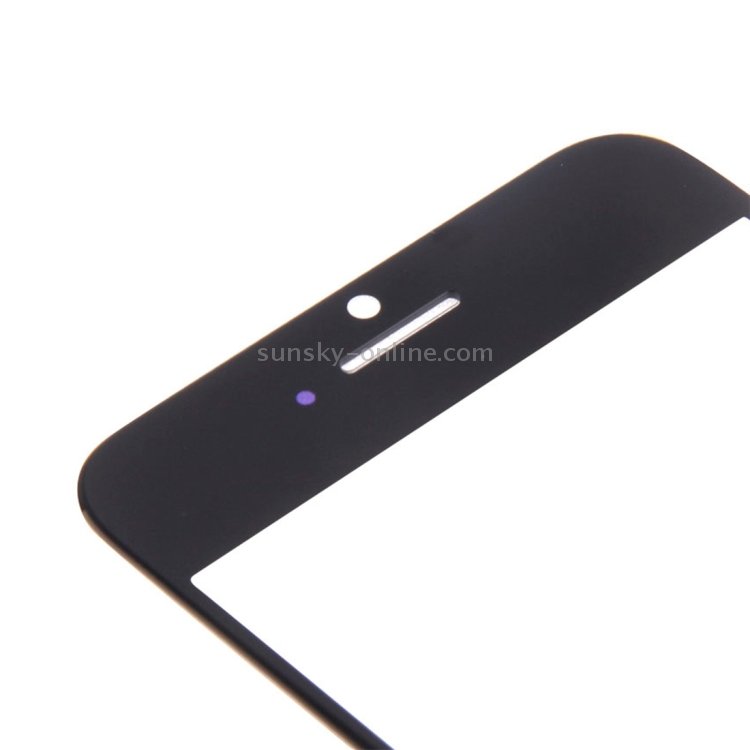 5 PCS Black + 5 PCS White for iPhone 6 Plus Front Screen Outer Glass Lens - 5