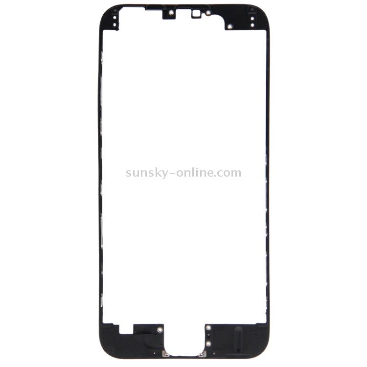 Front LCD Screen Bezel Frame for iPhone 6(Black) - 1