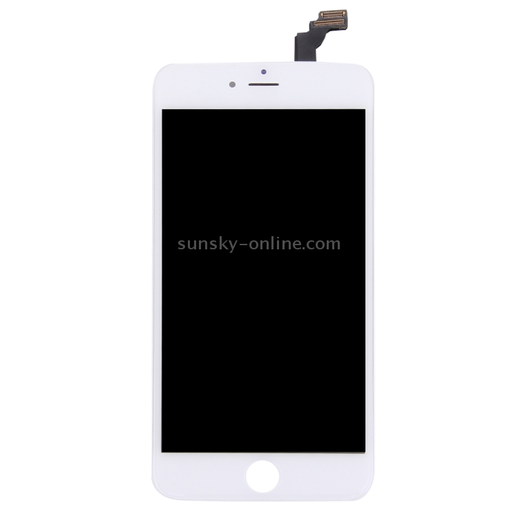 TFT LCD Screen with Frame for iPhone 6 Plus (White) - 1