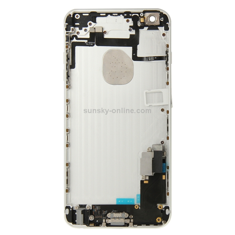 Full Housing Back Cover for iPhone 6 Plus(Silver) - 2