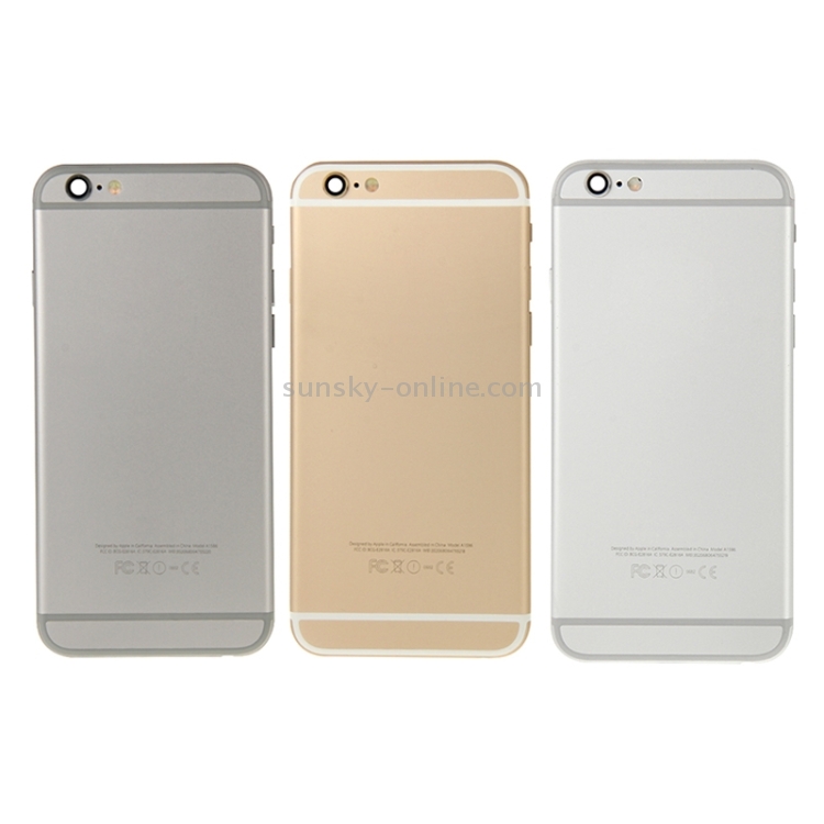 Full Housing Back Cover for iPhone 6 Plus(Silver) - B1