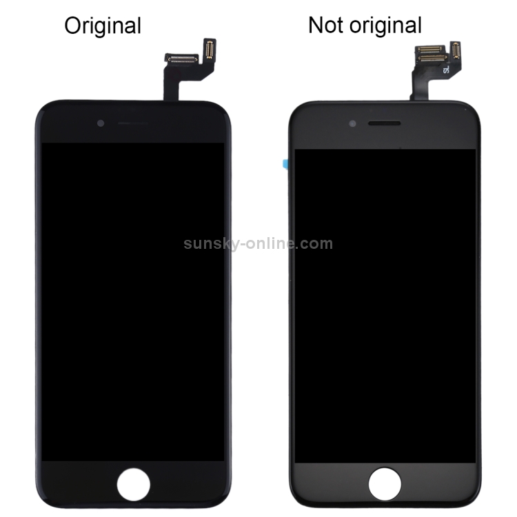 Original LCD Screen for iPhone 6S (Black) - 3
