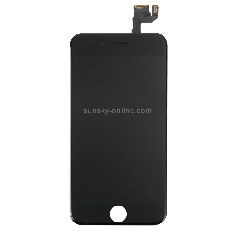 Digitizer Assembly (Front Camera + Original LCD + Frame + Touch Panel) for iPhone 6s(Black) - 1