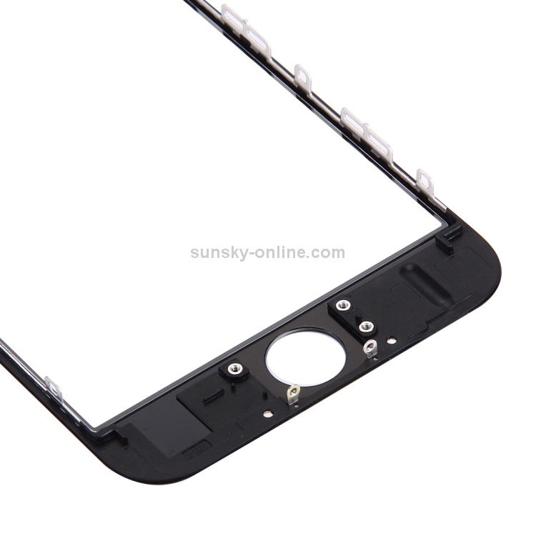 Front Screen Outer Glass Lens with Front LCD Screen Bezel Frame & OCA Optically Clear Adhesive for iPhone 6s(Black) - 4