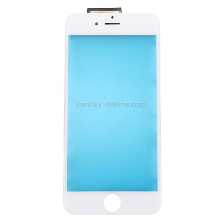 Touch Panel with Front LCD Screen Bezel Frame & OCA Optically Clear Adhesive for iPhone 6s(White) - 1