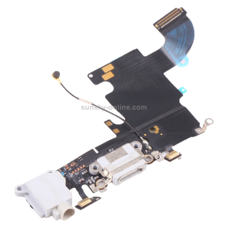 Original Charging Port Flex Cable for iPhone 6s(Light Grey) - 1