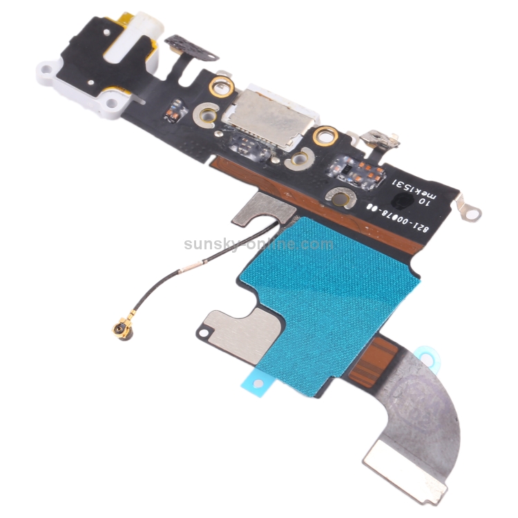 Original Charging Port Flex Cable for iPhone 6s(Light Grey) - 2
