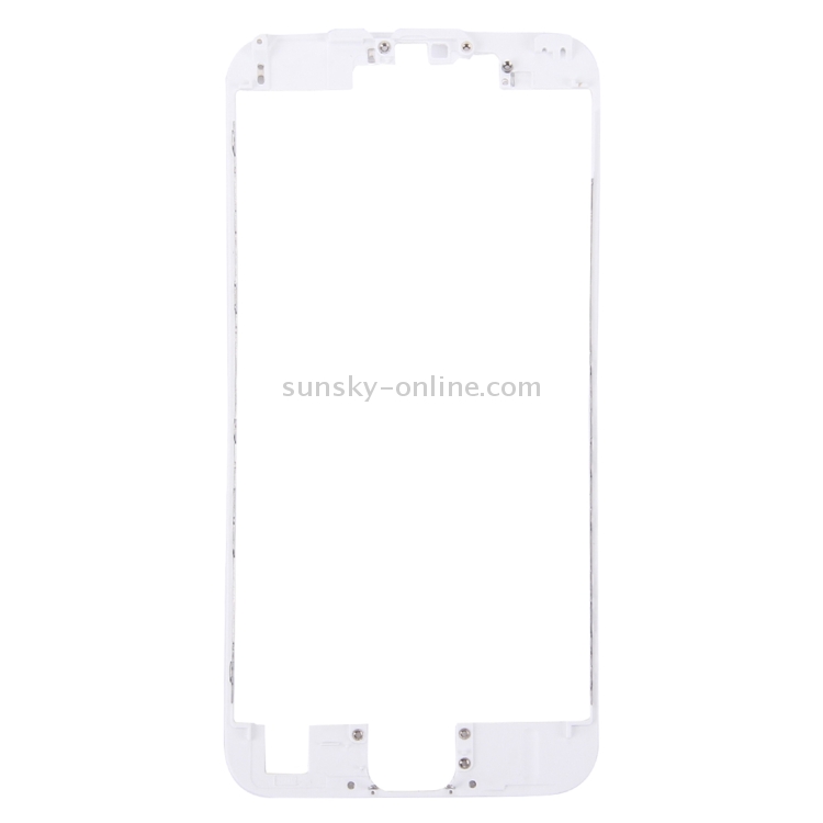Front Housing LCD Frame for iPhone 6s (White) - 1