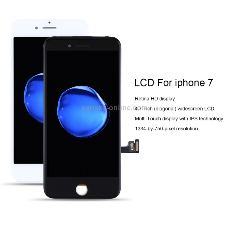 For iPhone 7 Original LCD Screen (Black) - 5
