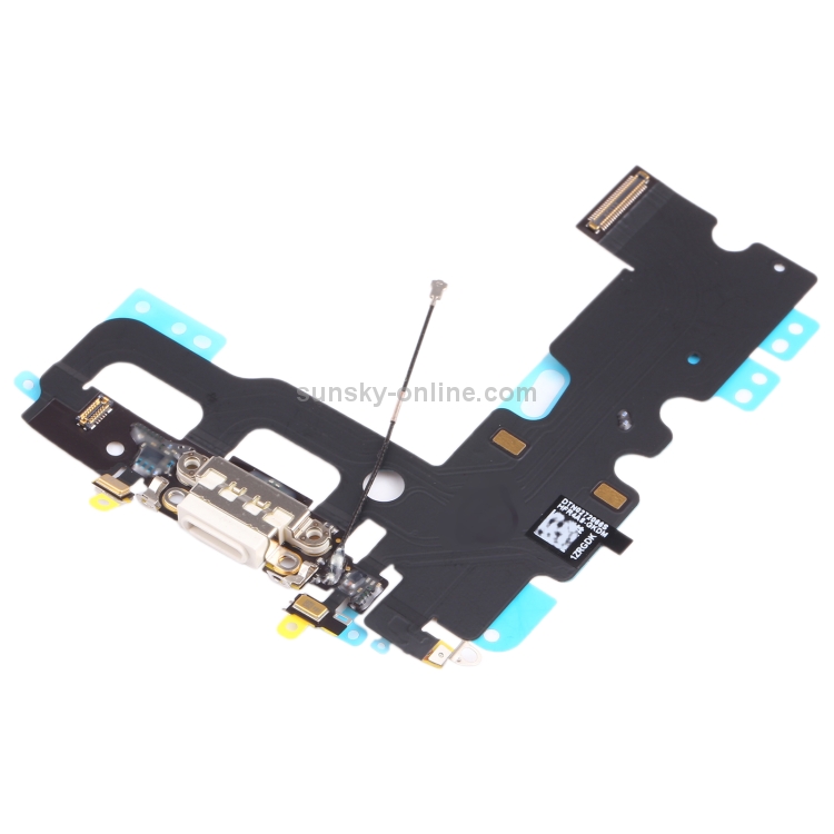 Original Charging Port Flex Cable for iPhone 7(White) - 1