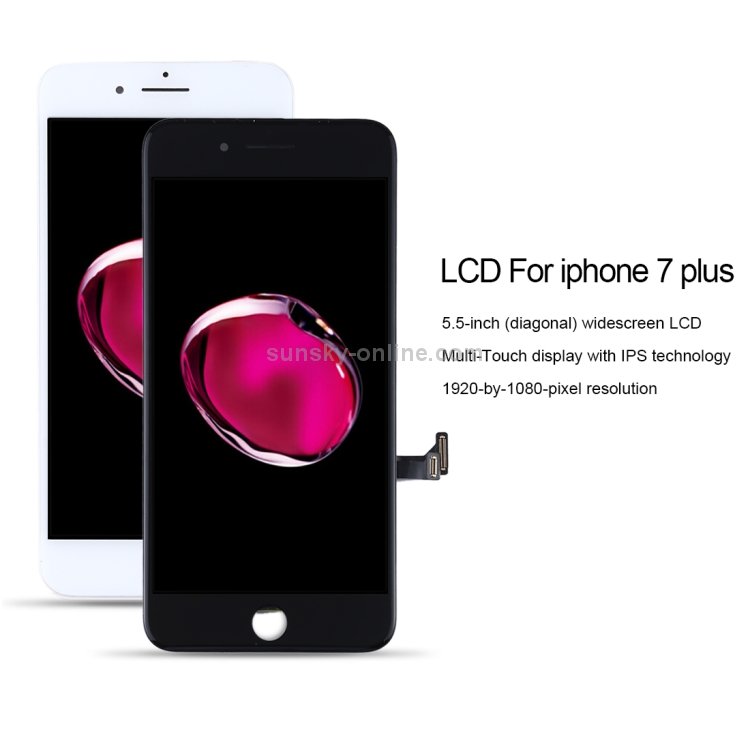 For iPhone 7 Plus Original LCD Screen (White) - 5