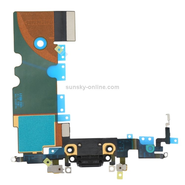 Charging Port Flex Cable for iPhone 8 (Black) - 2